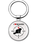 I ❤️ BEAVERS KEYCHAIN