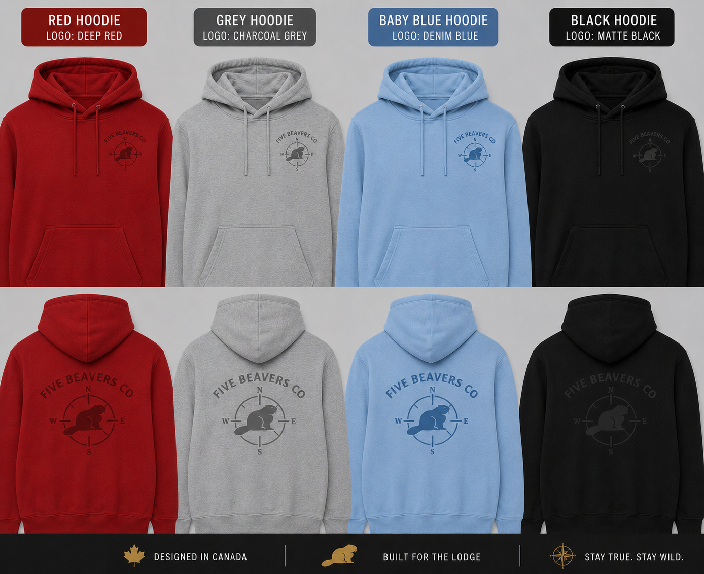 HOODIES - FBC (Front & Back Logo)