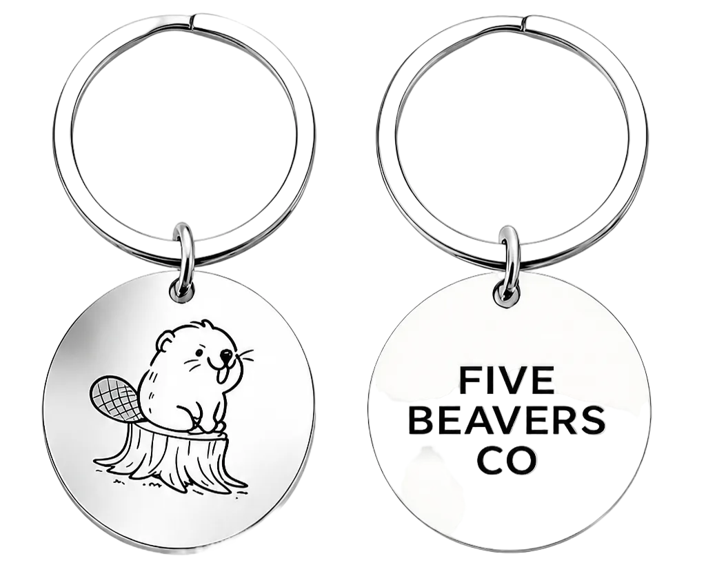 Beaver Keychain