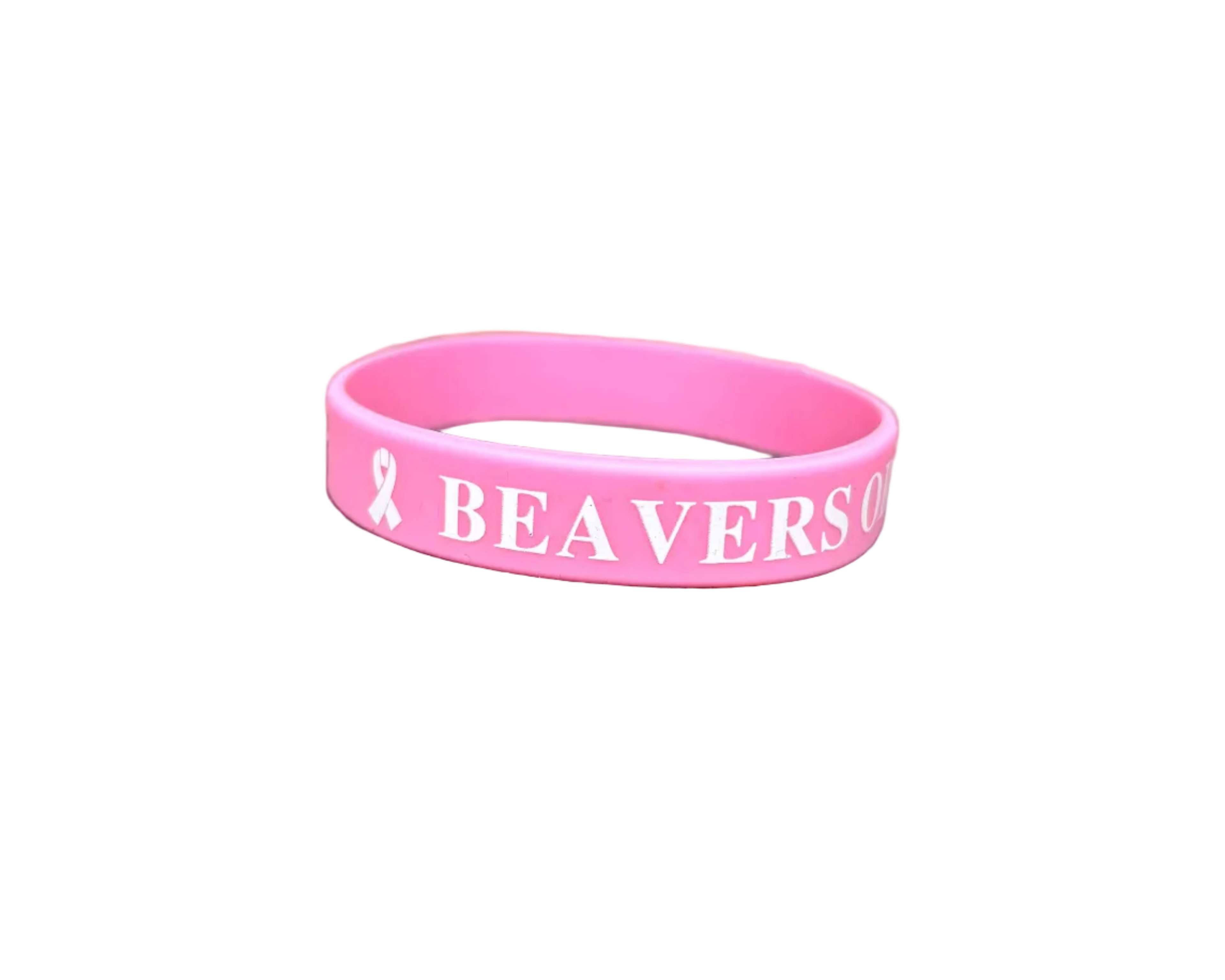 🎀 Beavers or Bust - Breast Cancer Awareness Wristbands